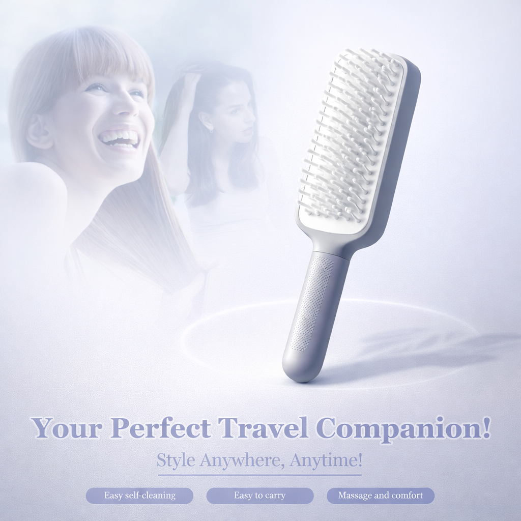 Effortless Self-Cleaning Hair Brush™