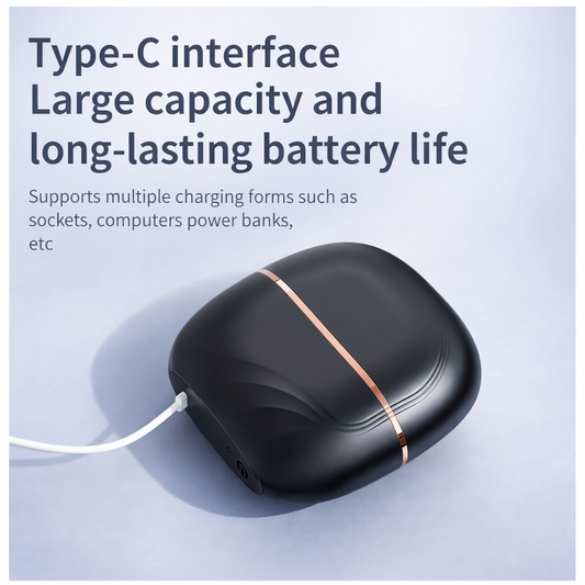 Portable Mini Cordless Hair Straightener Brush for Smooth, Shiny Hair