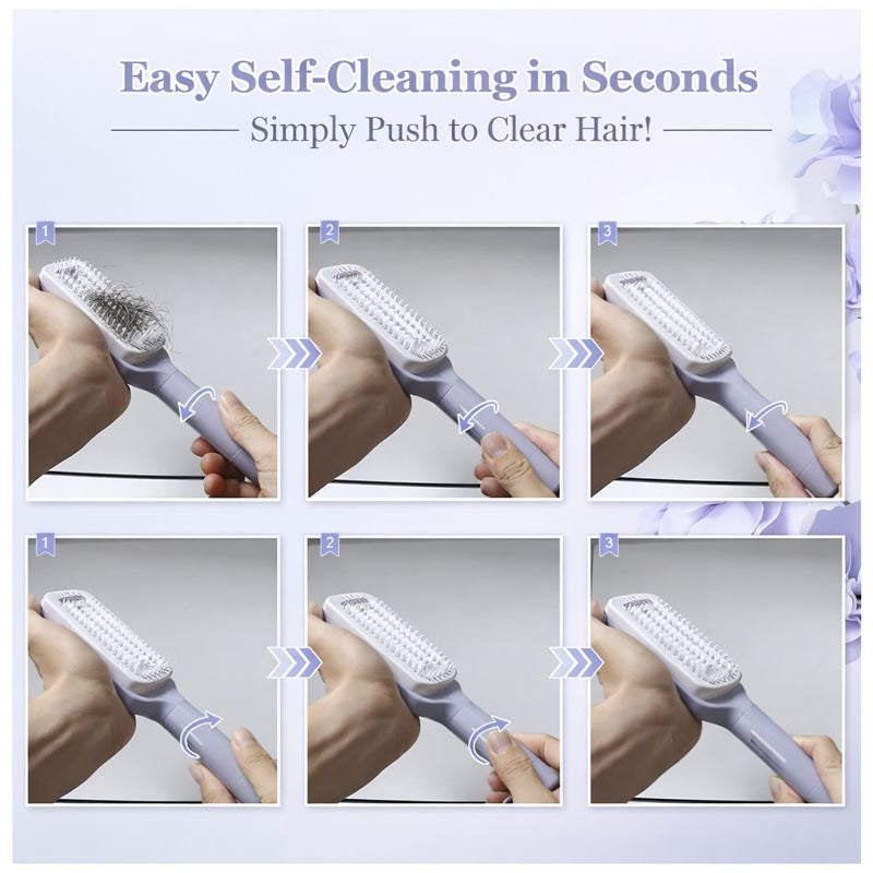 Effortless Self-Cleaning Hair Brush™