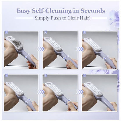 Effortless Self-Cleaning Hair Brush™