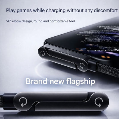 Kick Cable 2-in-1 Fast Charging USB-C Cable with Built-In Phone Stand (240W )