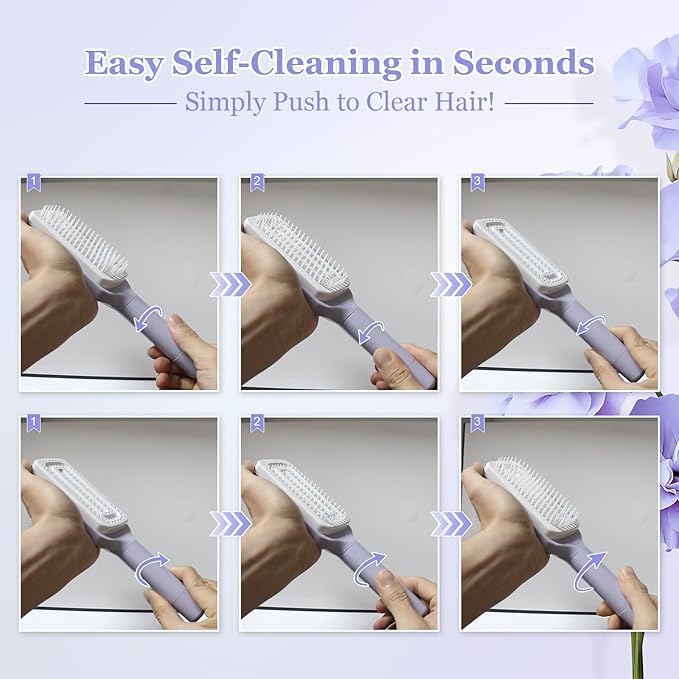 Effortless Self-Cleaning Hair Brush™