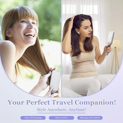 Effortless Self-Cleaning Hair Brush™