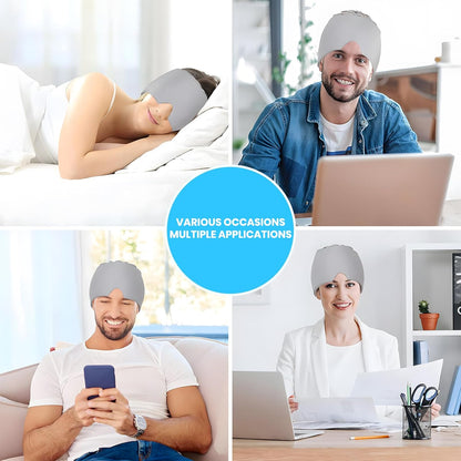 Migraine Relief Cap™ — Cooling Gel Therapy Hat for Instant Headache Relief