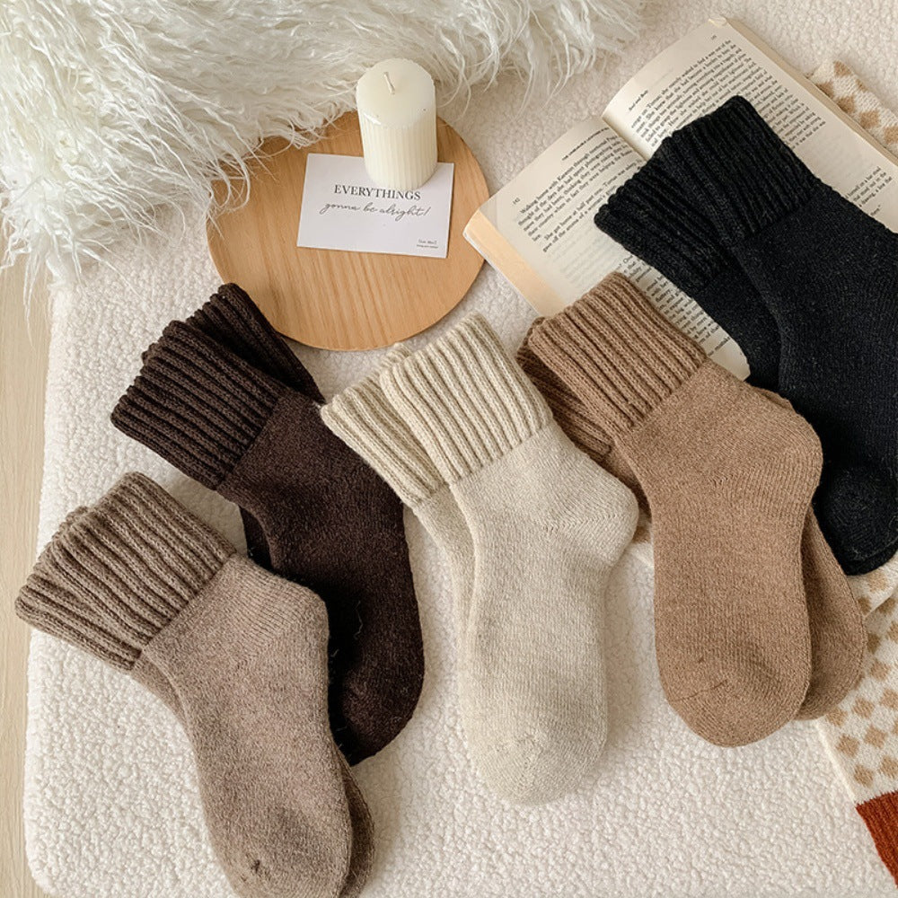 Ladies' thickened mid-calf socks and snow socks