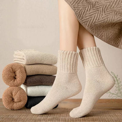 Ladies' thickened mid-calf socks and snow socks